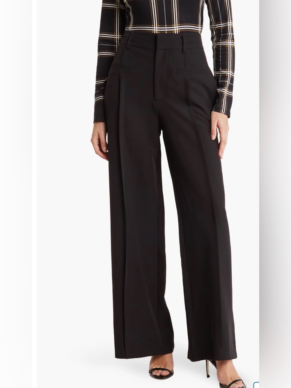 NWOT BY DESIGN Marcia Wide Leg Pants, Black, size 12